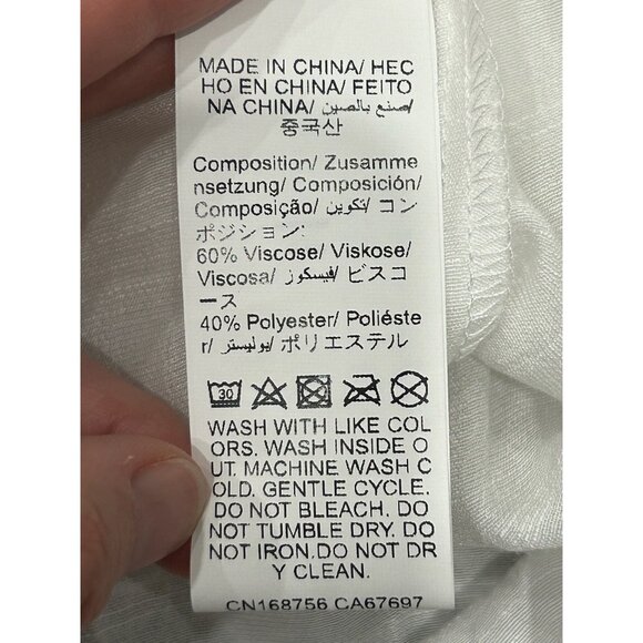 Halter Cover-Up Tassel Tie Fringe Hem White Lightweight Poolside Beach Summer - Picture 6 of 10